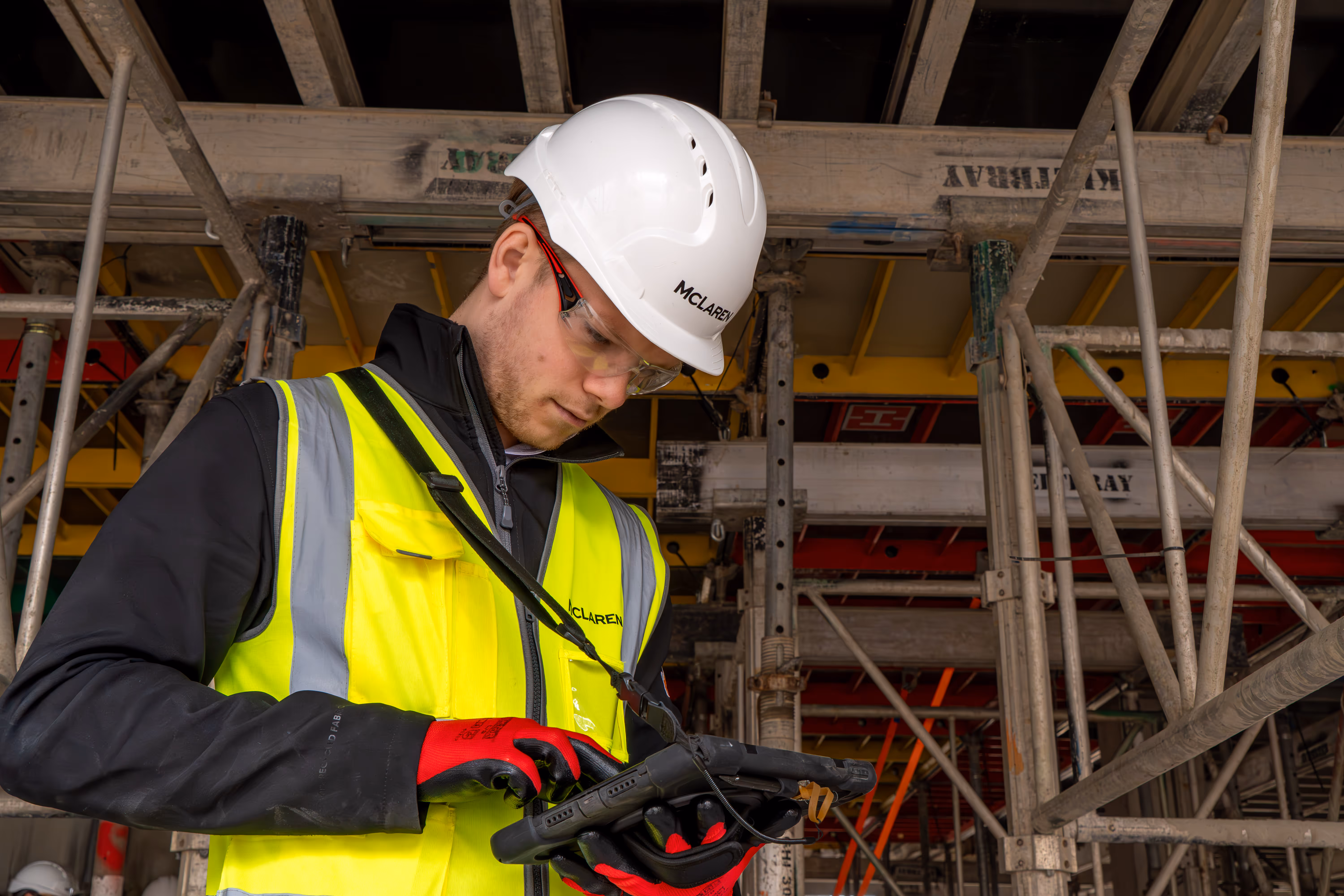 A construction employee