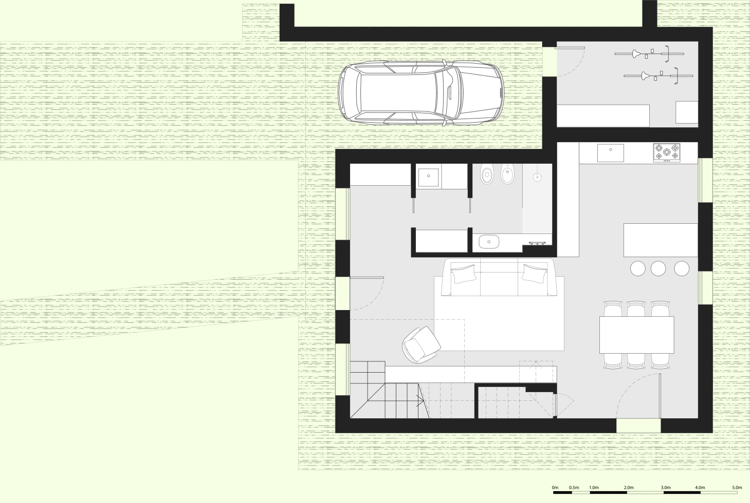Villa n° 8 - planimetria piano terra