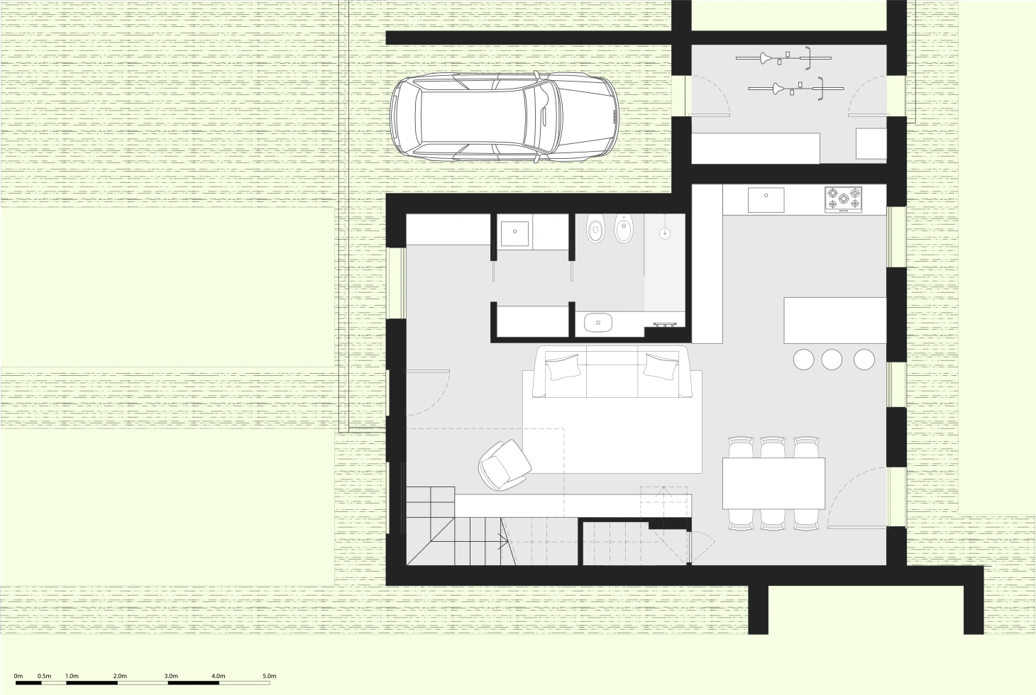 Villa n° 7 - planimetria piano terra