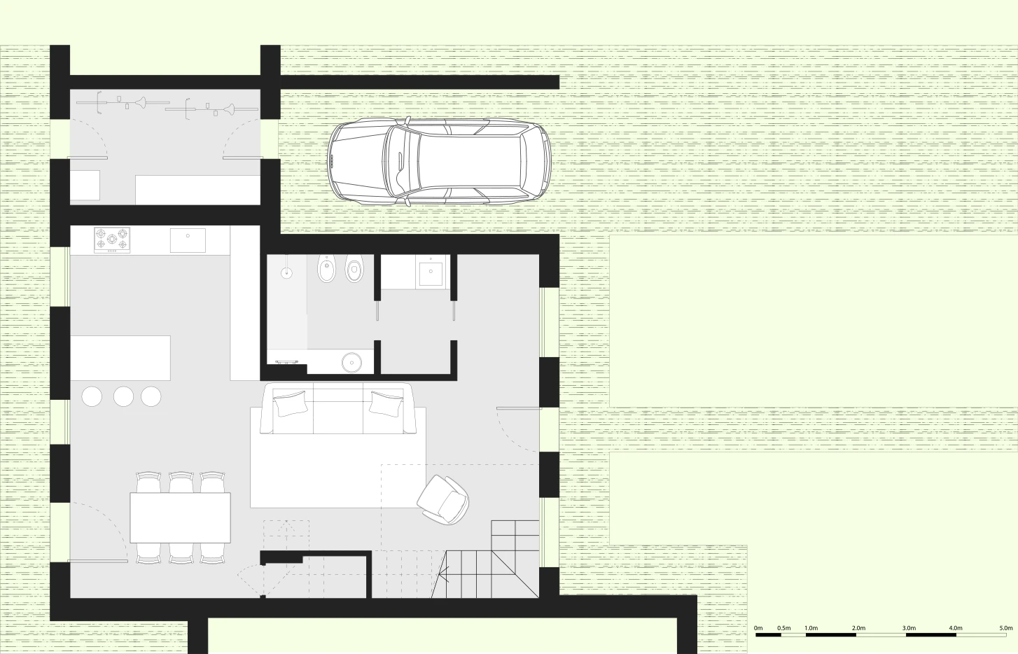 Villa n° 2 - planimetria piano terra