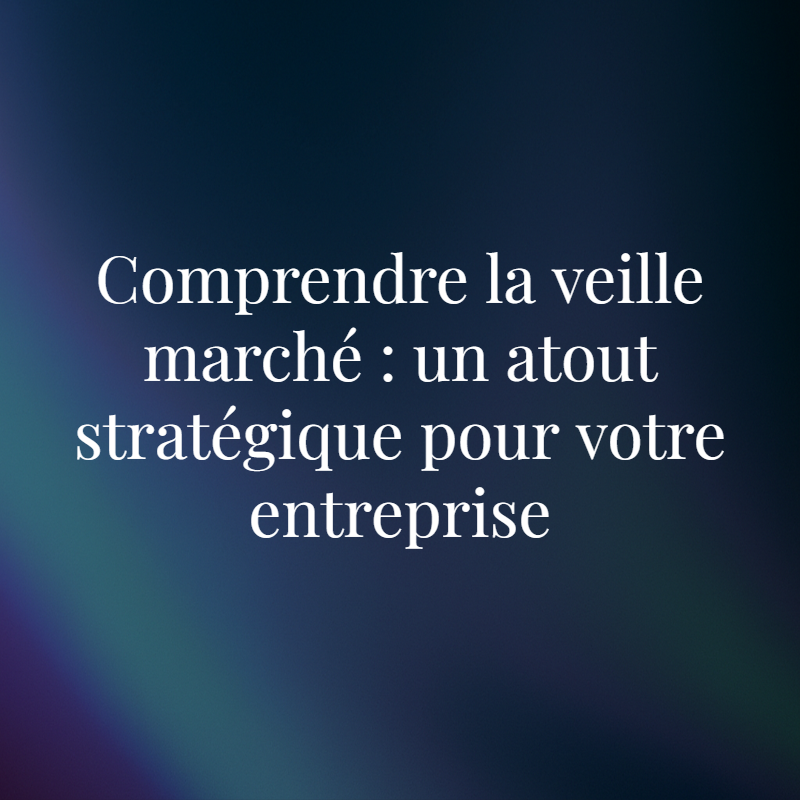 Illustration accompagnant l'article "Veille numérique : comment optimiser votre stratégie d'information en 2025"