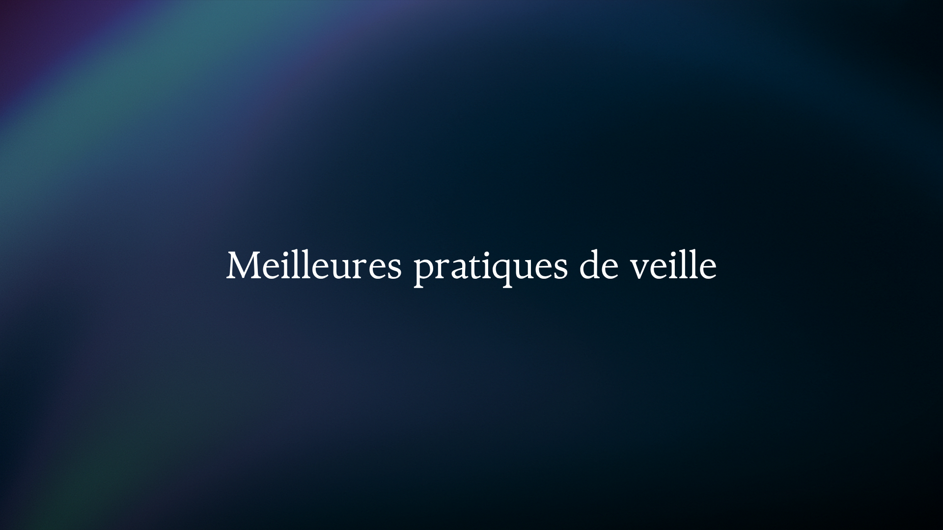 Illustration accompagnant l'article "Veille numérique : comment optimiser votre stratégie d'information en 2025"