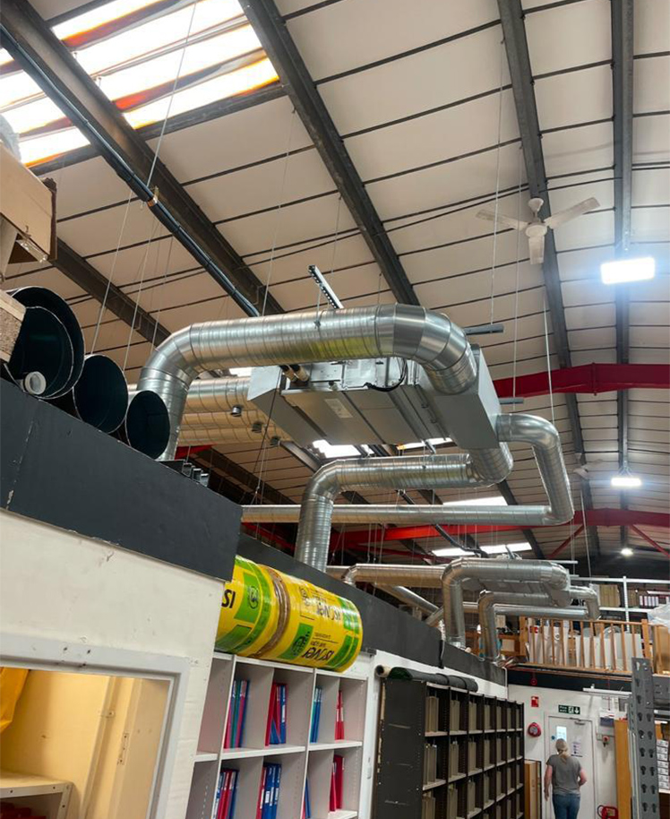 Industrial air conditioning project