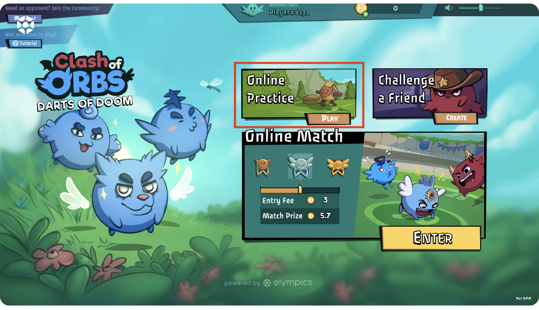 How to play Clash of Orbs by Elympics