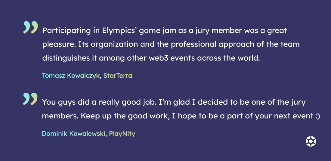 w3_jam by Elympics: jury members testimonials