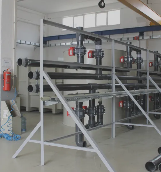 Piping project in control room