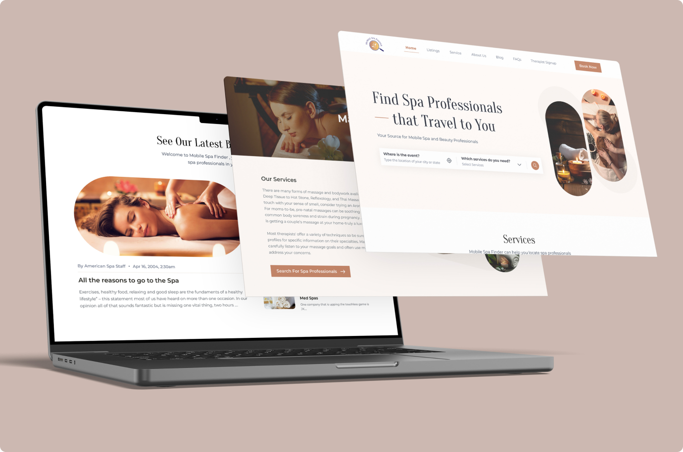 Mobile Spa Finder case study