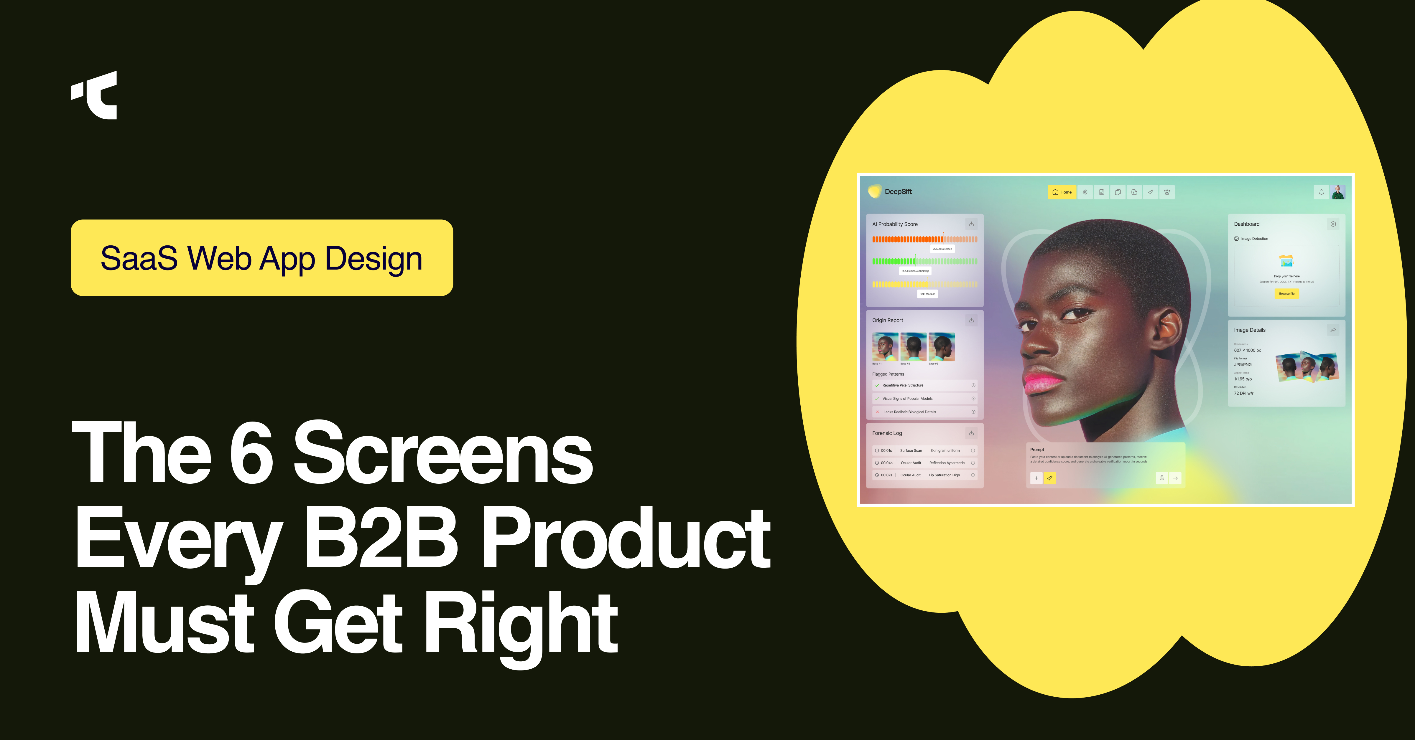 SaaS Web App Design: The 6 Screens Every B2B Product Must Get Right