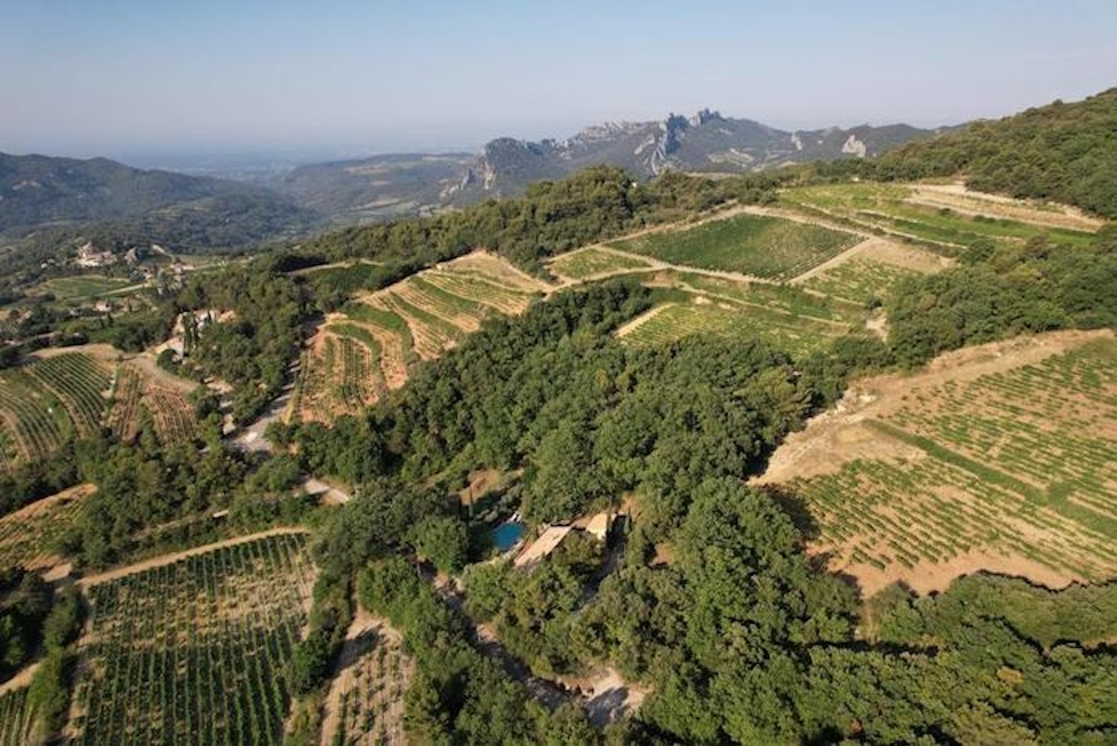 Vue de La Colline prise par drone