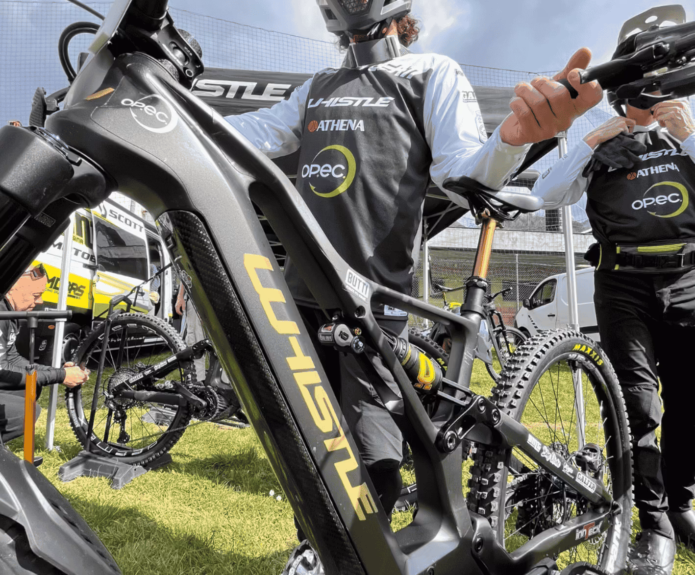 Whistle Bikes full-suspension e-mountain bike showcasing carbon performance, cutting-edge technology, innovation, and precision design