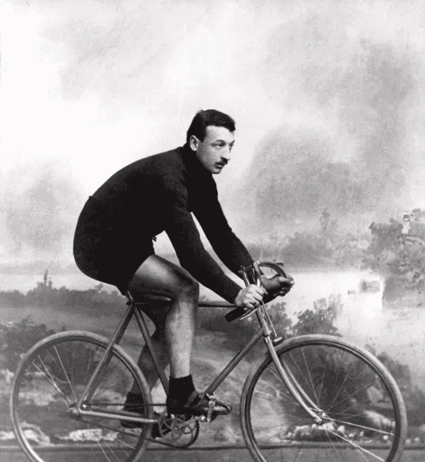 Whistle Bikes heritage road bike featuring champion Luigi Ganna’s early 20th-century racing design and innovation