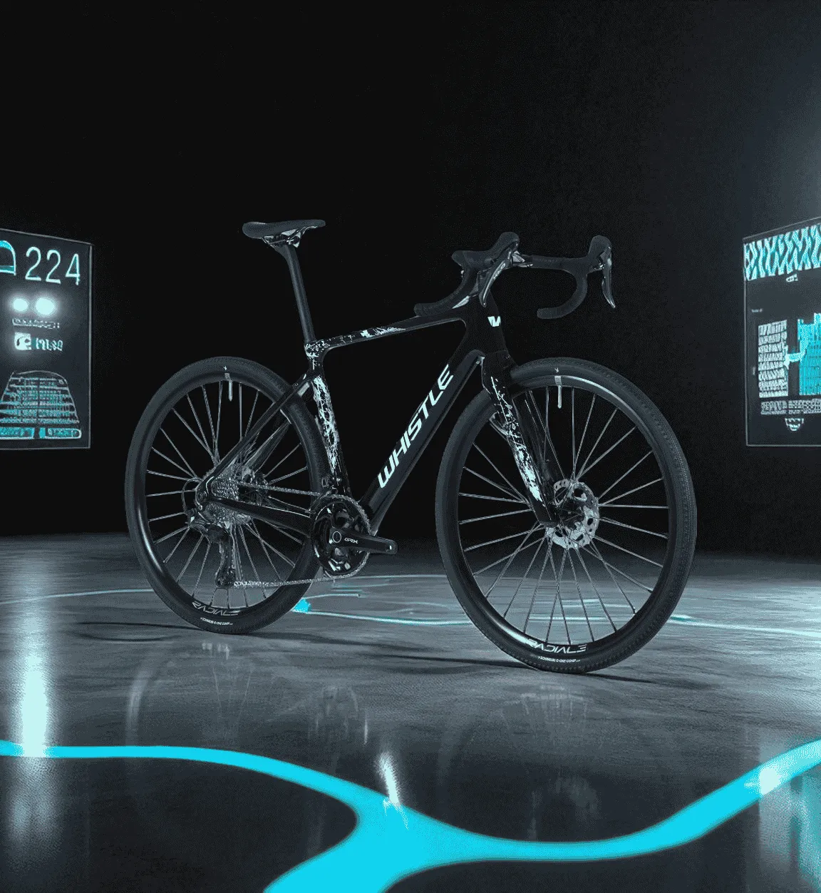 Whistle Bikes Kiowa Toray T800 carbon gravel bike with precision UDH dropout and ultimate performance design