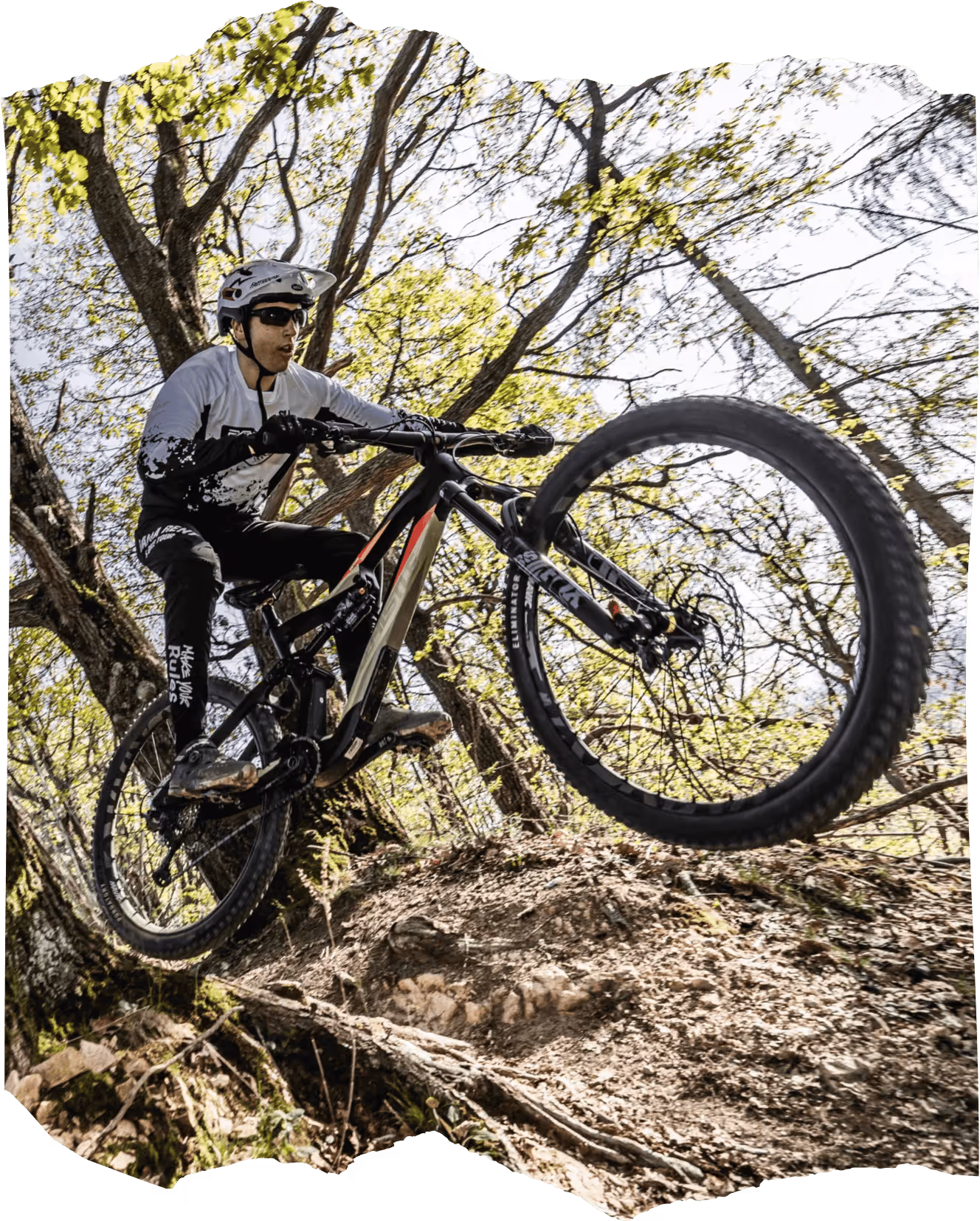 Whistle Bikes Comanche full-suspension mountain bike in action with high-performance technology and innovative design