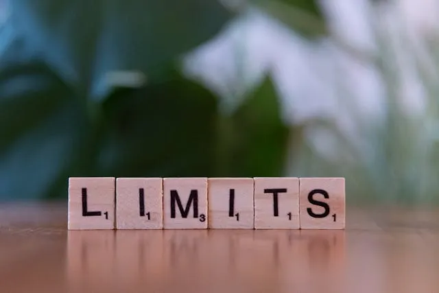 Boundaries in Islam Blog Image: Scrabble letter tiles spelling limits
