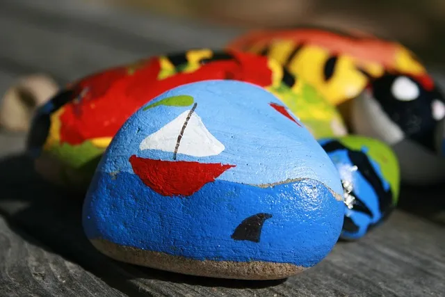 Summer Learning Activities for Muslim Kids Blog image: Painted rocks