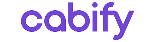 Logo de Cabify, una aplicación de transporte privado en línea