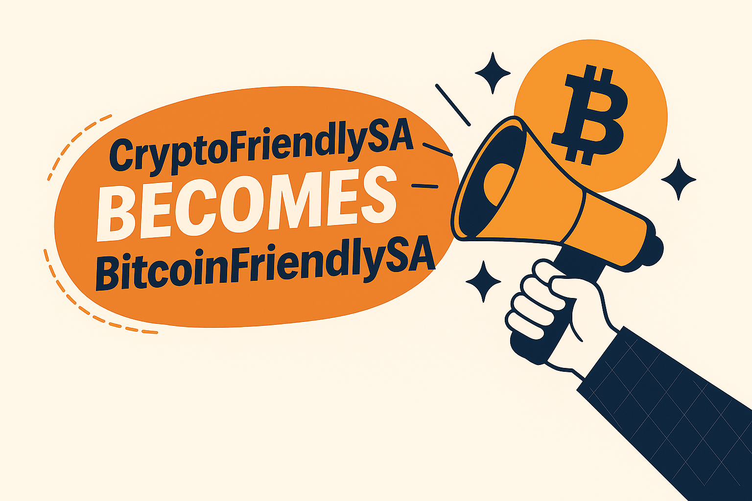 Why CryptoFriendlySA Became BitcoinFriendlySA