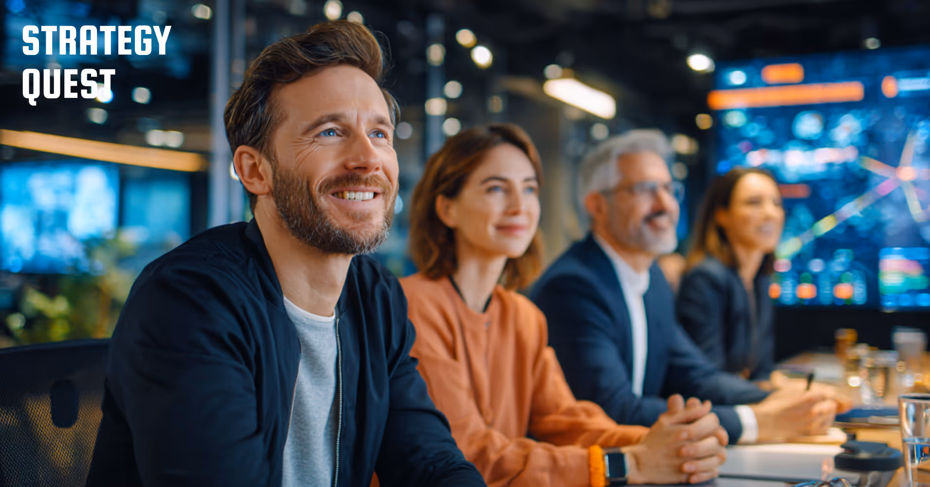 Stakeholder sentiment dashboard with support levels by initiative