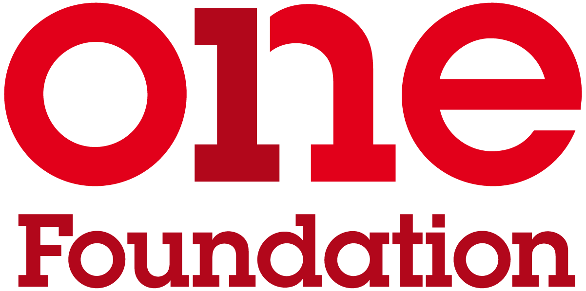 One Foundation logo in bold red typography