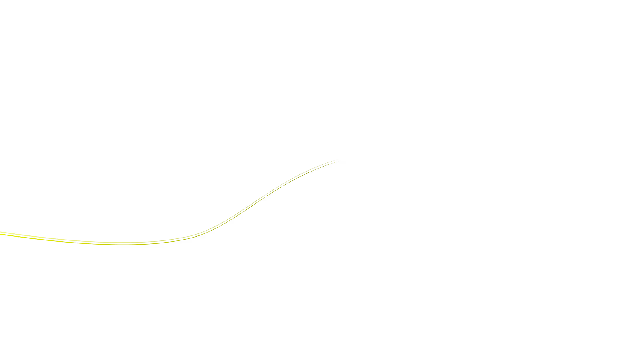 A black background with a yellow line in the middle.