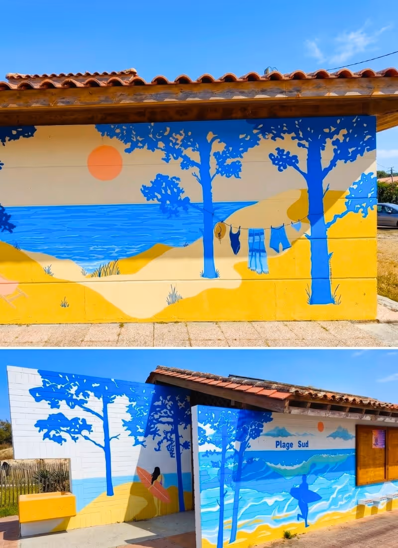 Fresque murale sur mesure minimaliste