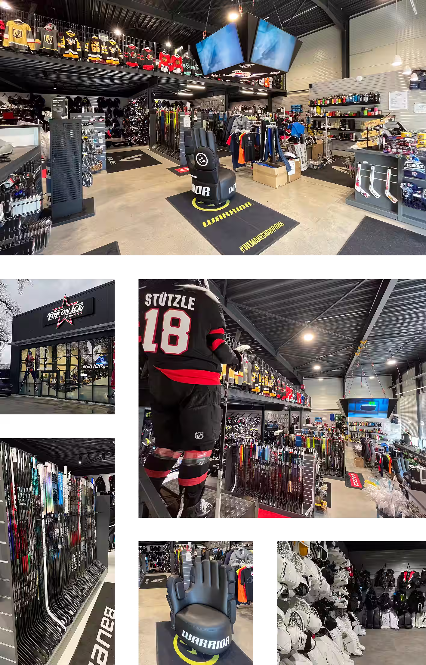 Top on Ice neuer Shop / neues Geschäft in Mannheim - Innenansicht - Mobile Version