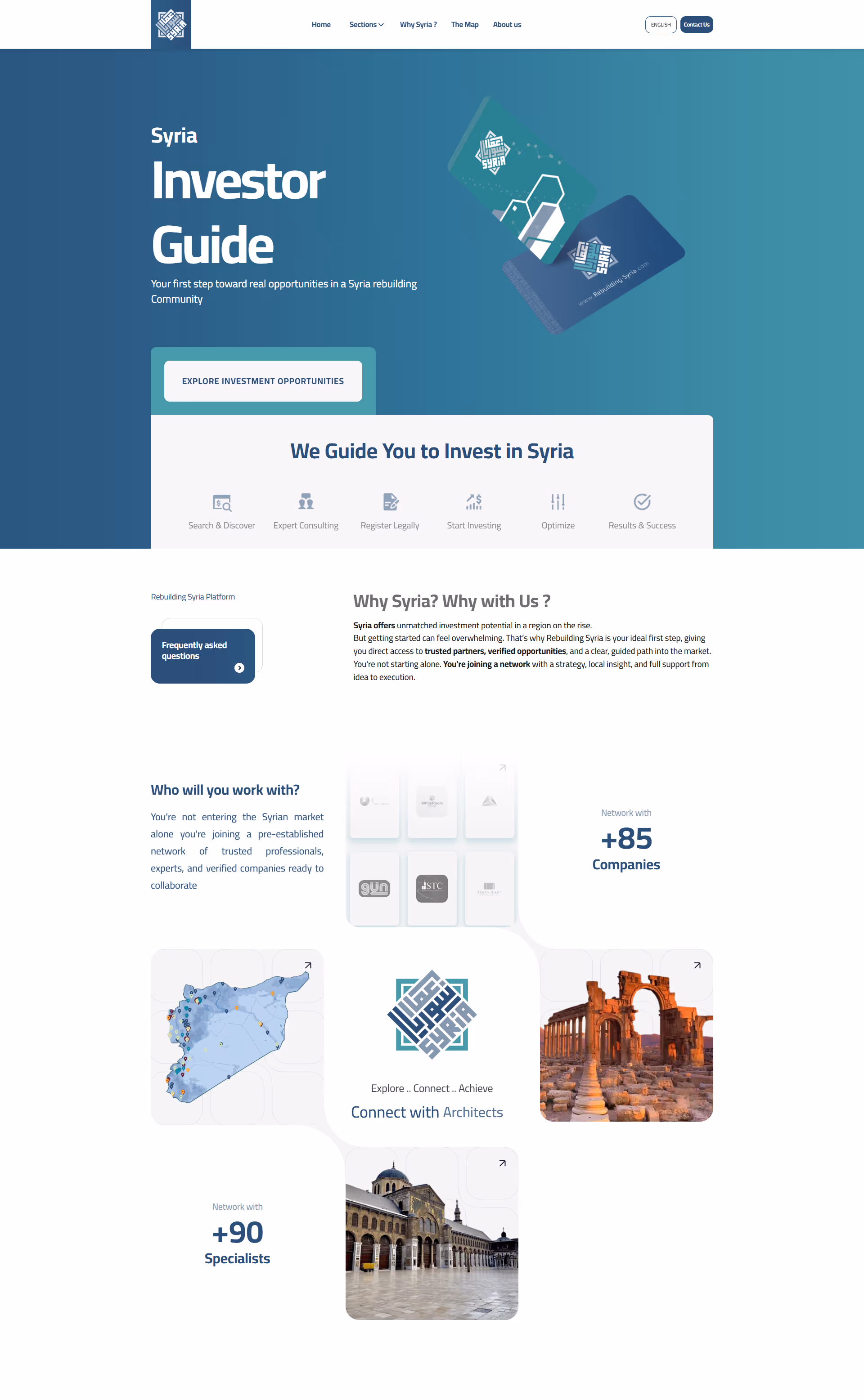 Rebuilding Syria website