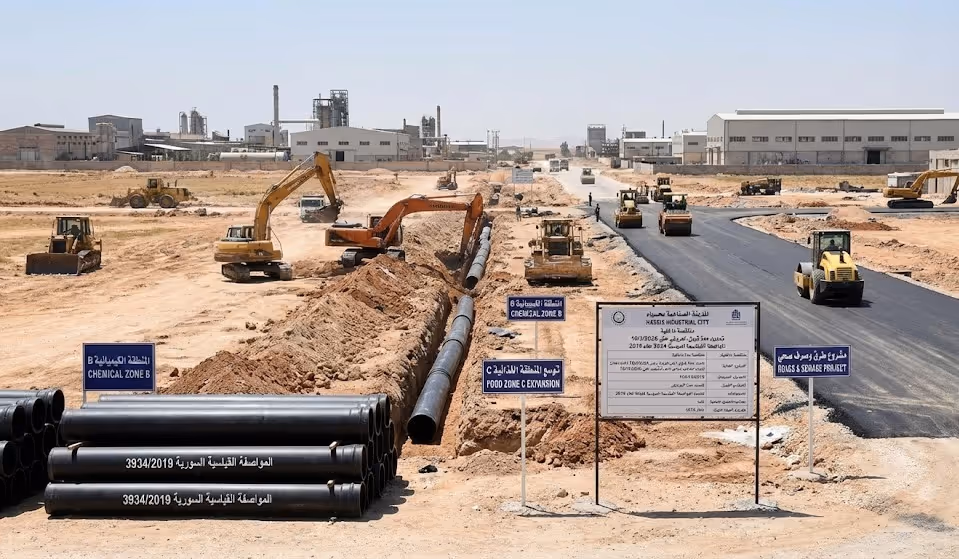 Replacement of sewage connections in neighborhoods.