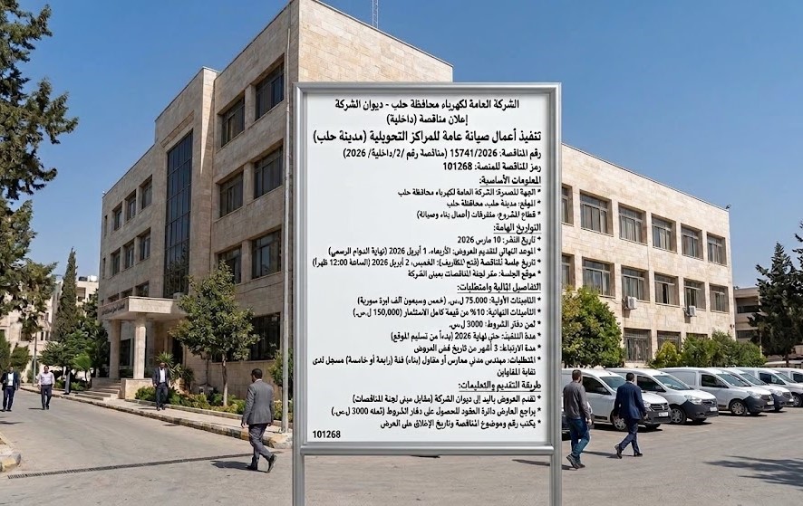 أعمال الصيانة العامة لمراكز التحول