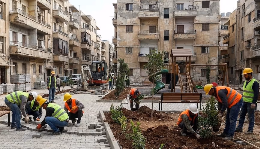 Rehabilitation of Al-Buhturi Park – Sakhour Neighborhood in Aleppo