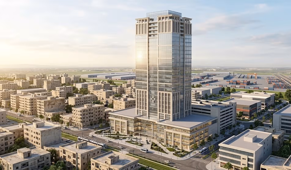 Signing an investment agreement to establish the “Idlib Business Tower” project