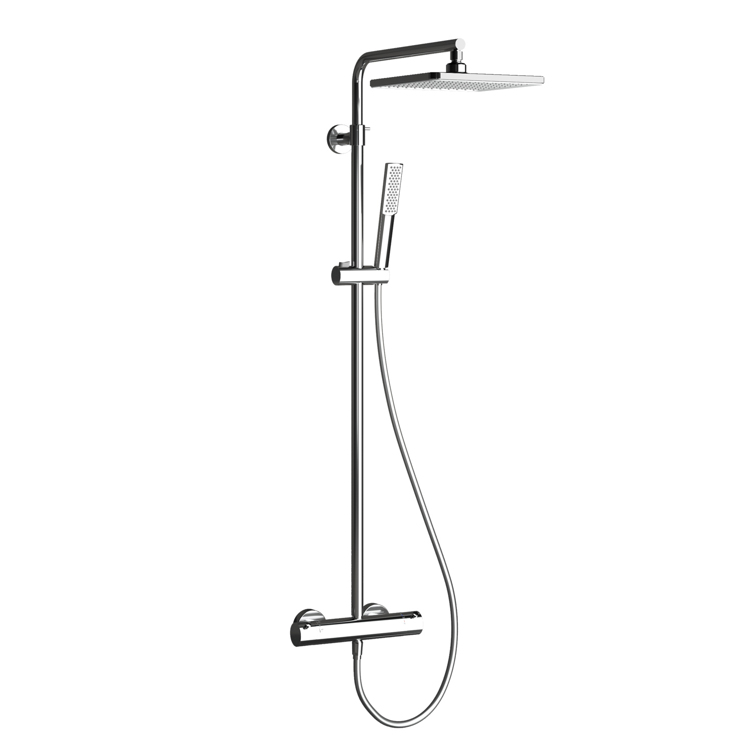 Teska Devon Mix Shower Column Two Way Chrome