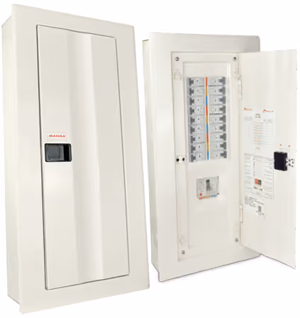 Bahra Electric distribution board 3-phase 18-circuit surface-mount enclosure