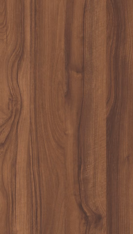 FINSA Nogal Valentina HMR melamine board 1AS, decorative surface panel by Ghafari and Zammar