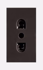 Nour 333 Euro-American socket outlet 10A 250V with earthing by Nour Electrical Industries