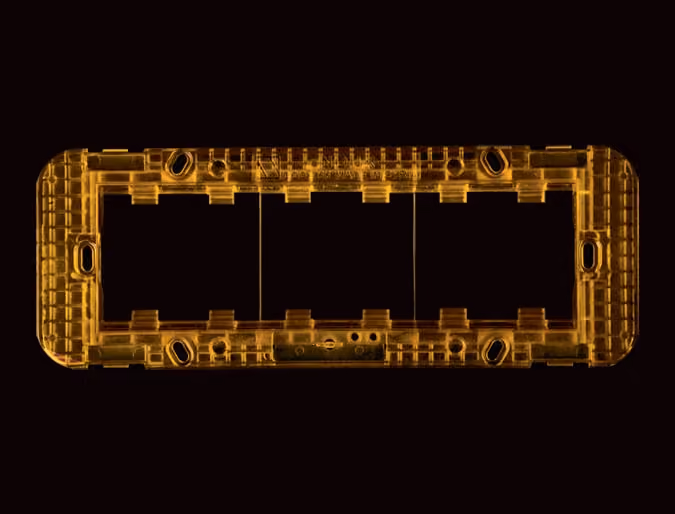 Nour 766 six gang frame for rectangular box by Nour Electrical Industries