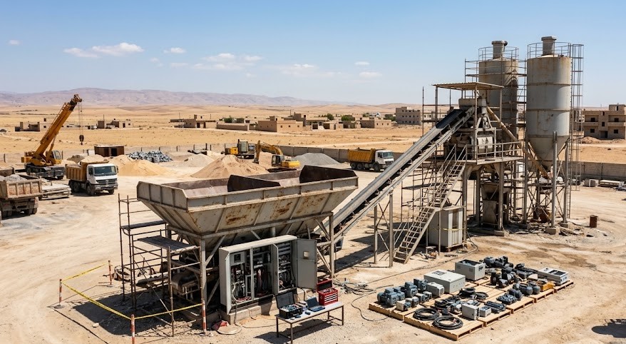 Rehabilitation of Turkish Concrete Batching Plant, Syrian Construction and Building Corporation (SEBCO)