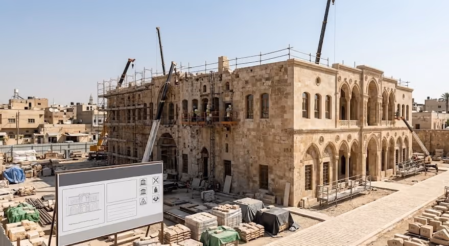  Implementation of a Restoration Project by the Syrian Ministry of Tourism in Damascus