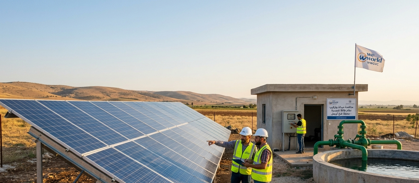 Comprehensive Maintenance and Solarization of Owiejel Pumping Station by WeWorld in Damascus