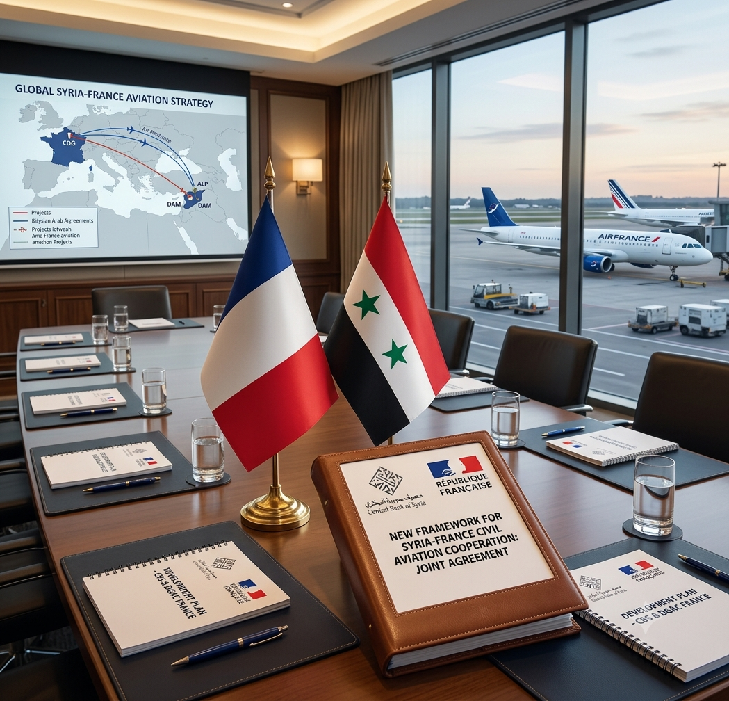 Syria and France Discuss Civil Aviation Development Under New Cooperation Framework