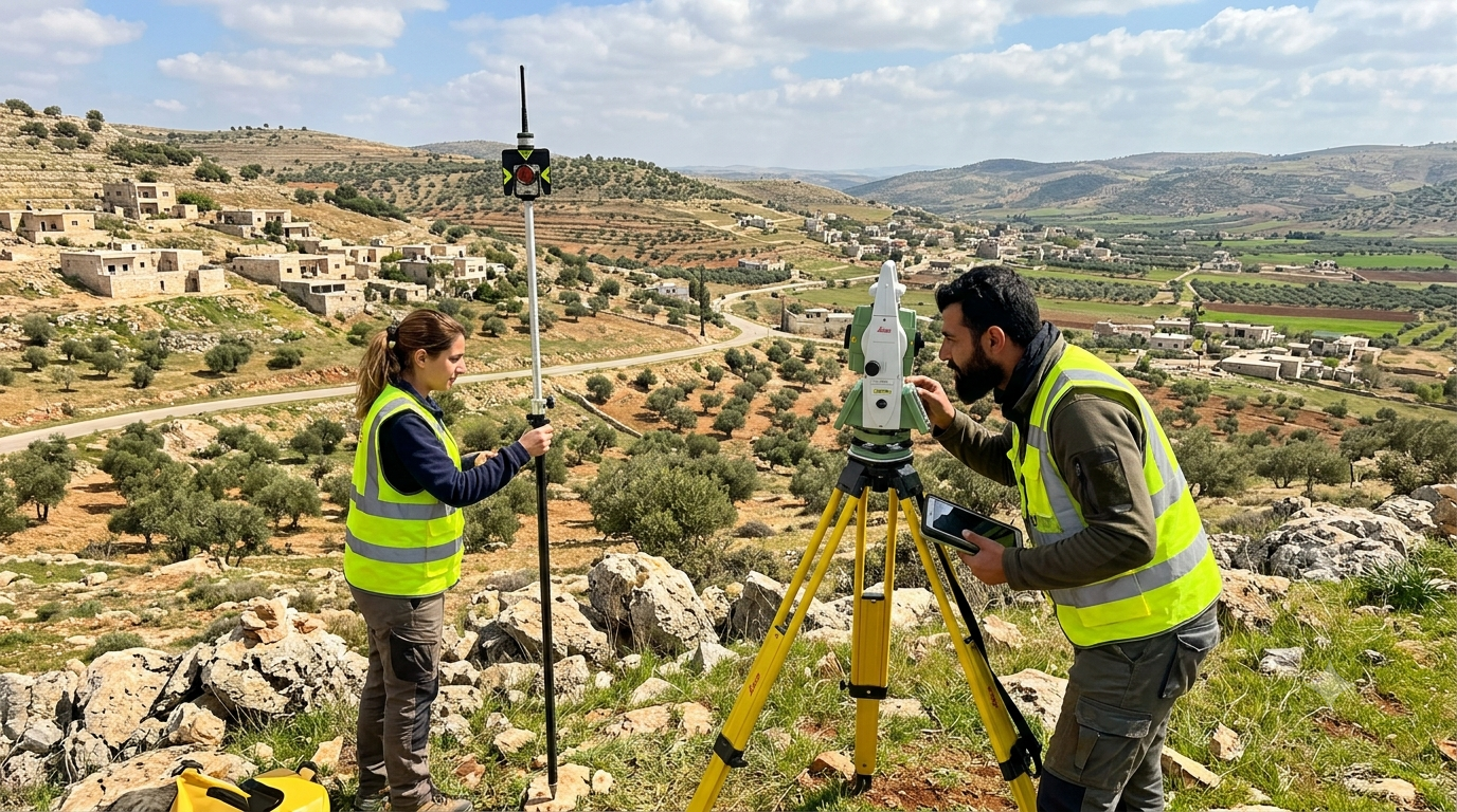 Topographic Survey Works for 28 Localities in Idlib Governorate