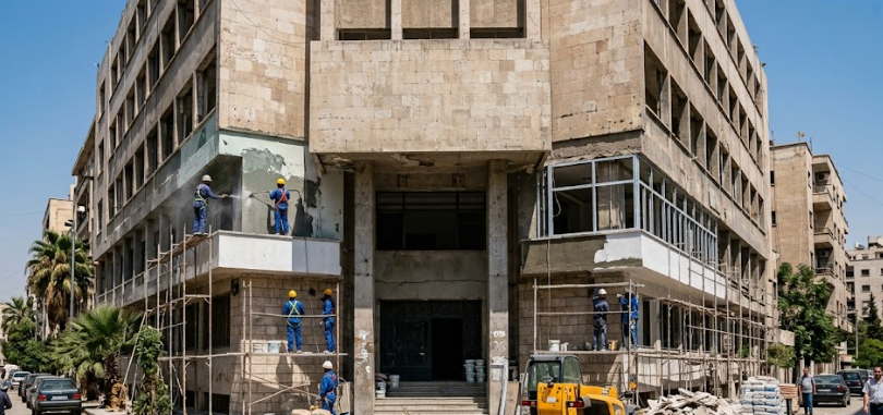مناقصة أعمال تأهيل مبنى الإدارة للمؤسسة العامة لتجارة الحبوب في سوريا