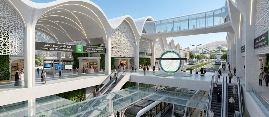 Damascus Future Metro Green Line Development
