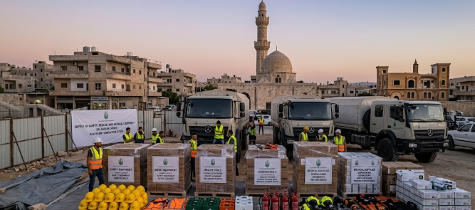 Supply of Safety, Rescue, and Medical Equipment for Aga Khan Foundation in Salamiyah