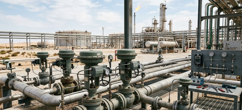  Supply of Control Valves for Station Two and Laboratory at Hayan Petroleum Company Fields