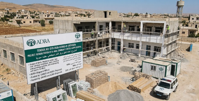 Tender for Rehabilitation Works by ADRA in Syria