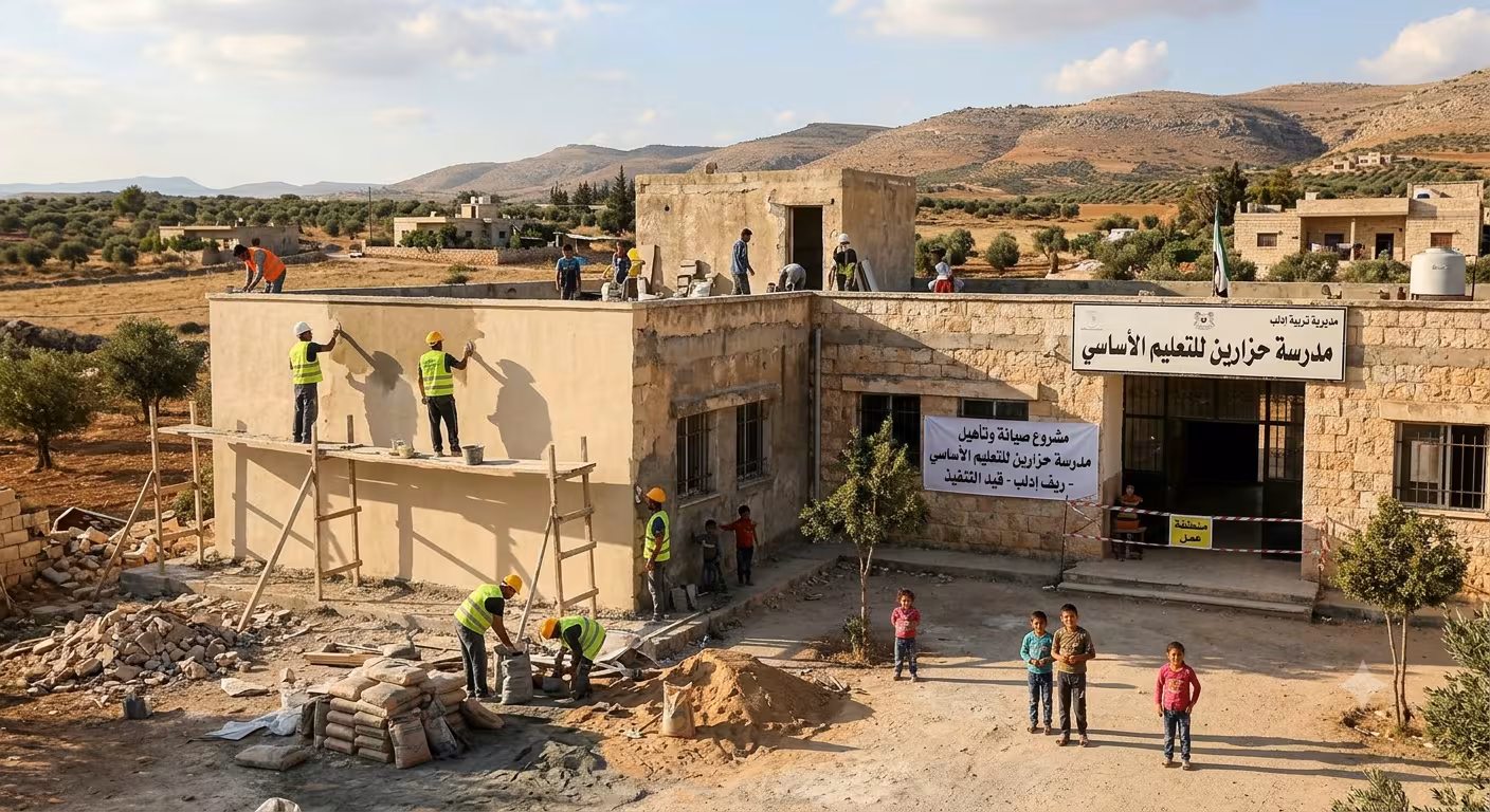 Maintenance and Rehabilitation of Hazarin Basic Education School in Rural Idlib