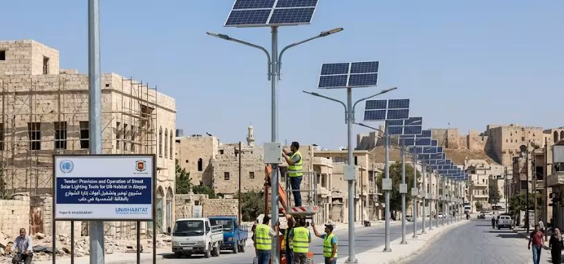 Provision and Operation of Street Solar Lighting Tools for UN-Habitat in Aleppo