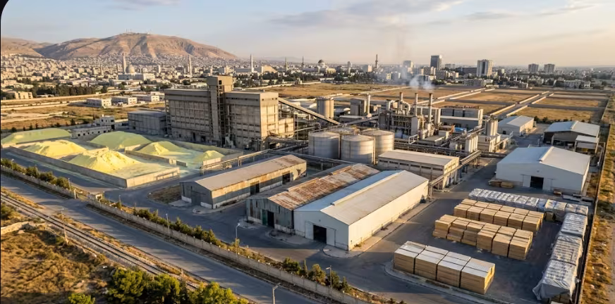 Investment Opportunity: Industrial Facility on General Company for Sulphur and Compressed Wood Land in Damascus
