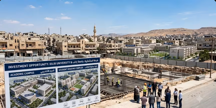 Investment Opportunity to Build a University with Student Housing in Idlib